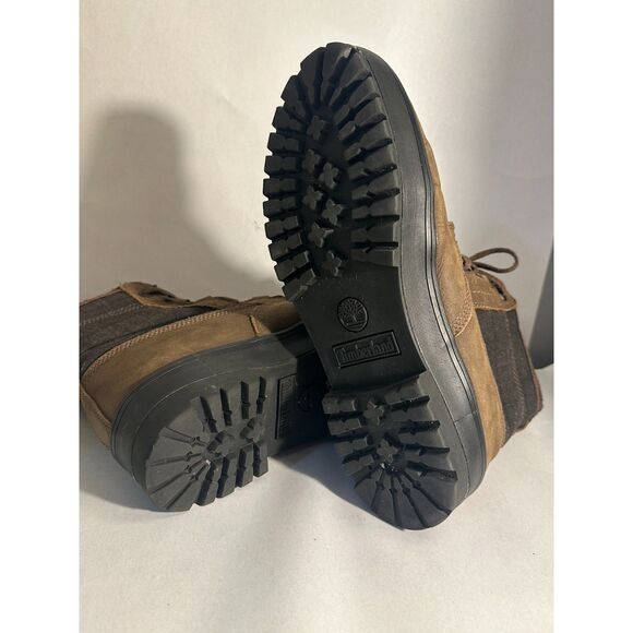 Timberland Mens Spruce Mountain Brown Warm Lined Waterproof Boots - Picture 3 of 5